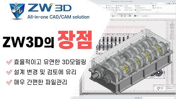 곡면설계부터 판금, 금형, 전극, CAM까지 가능한 ZW3D의 장점!