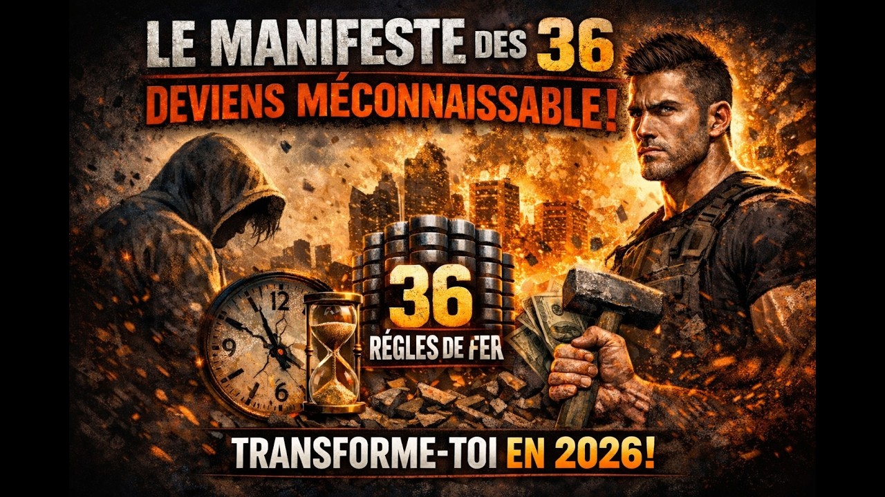 LE MANIFESTE DES 36 - DEVIENS MÉCONNAISSABLE EN 2026