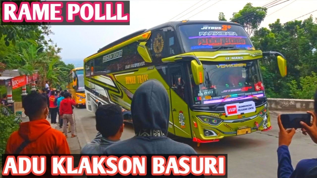 RAME BANGET! BUS ARTIS ADU KLAKSON BASURI