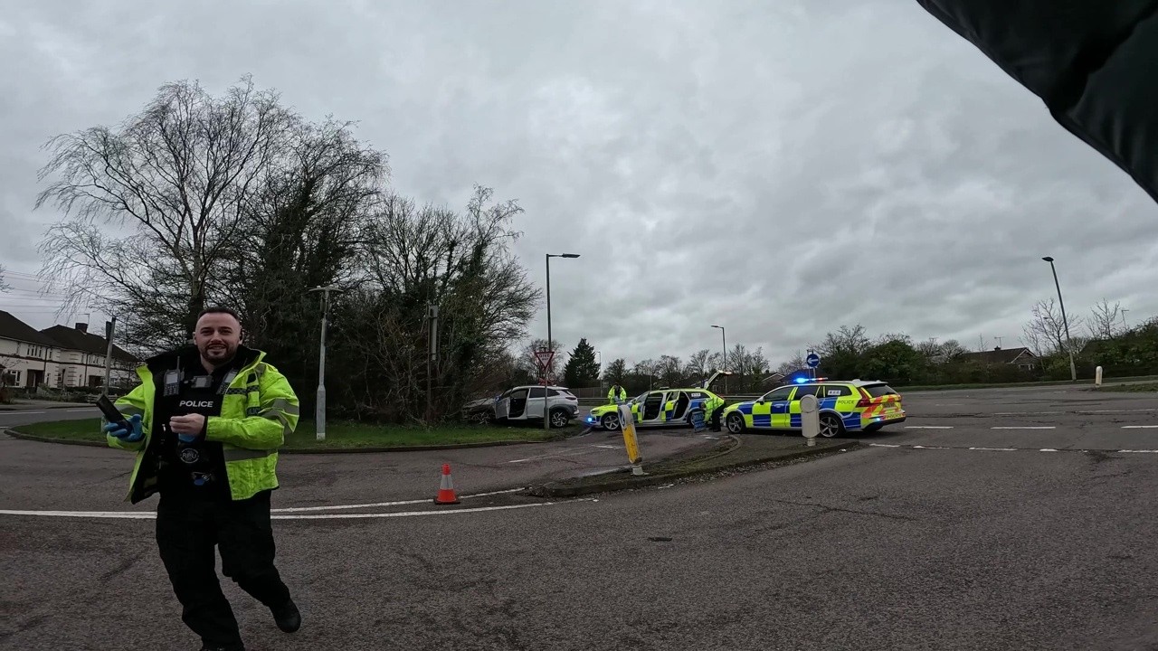 Два человека скрылись из машины, которую мы остановили! 😲👮‍♂️🚔🎥🛸✔