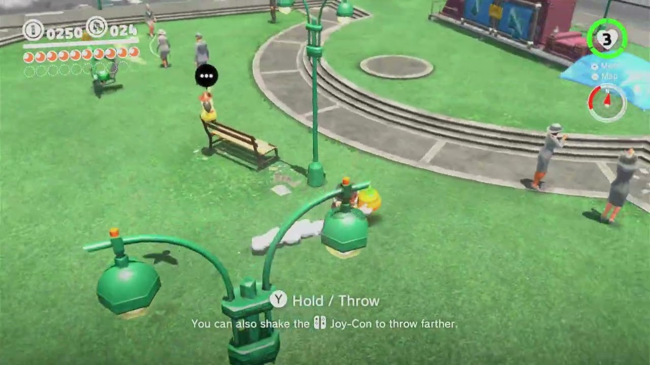 Moon 8-7: City Gardening: Plaza Planter | Super Mario Odyssey (NS)