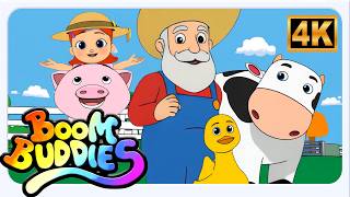 old macdonald had farm animal sounds song nursery rhymes