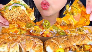 Asmr Footlong Doritos Nachos & Hot Honey Chicken Sandwich From Subway