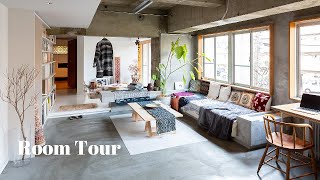 【ルームツアー】建築家の自宅兼オフィスが凄すぎる!! | 築50年マンションをリノベーション | 開放感のあるリビング | 2LDK1人暮らし | Room tour