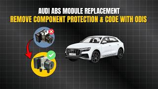 Audi ABS Module Replacement: Remove Component Protection & Code with ODIS