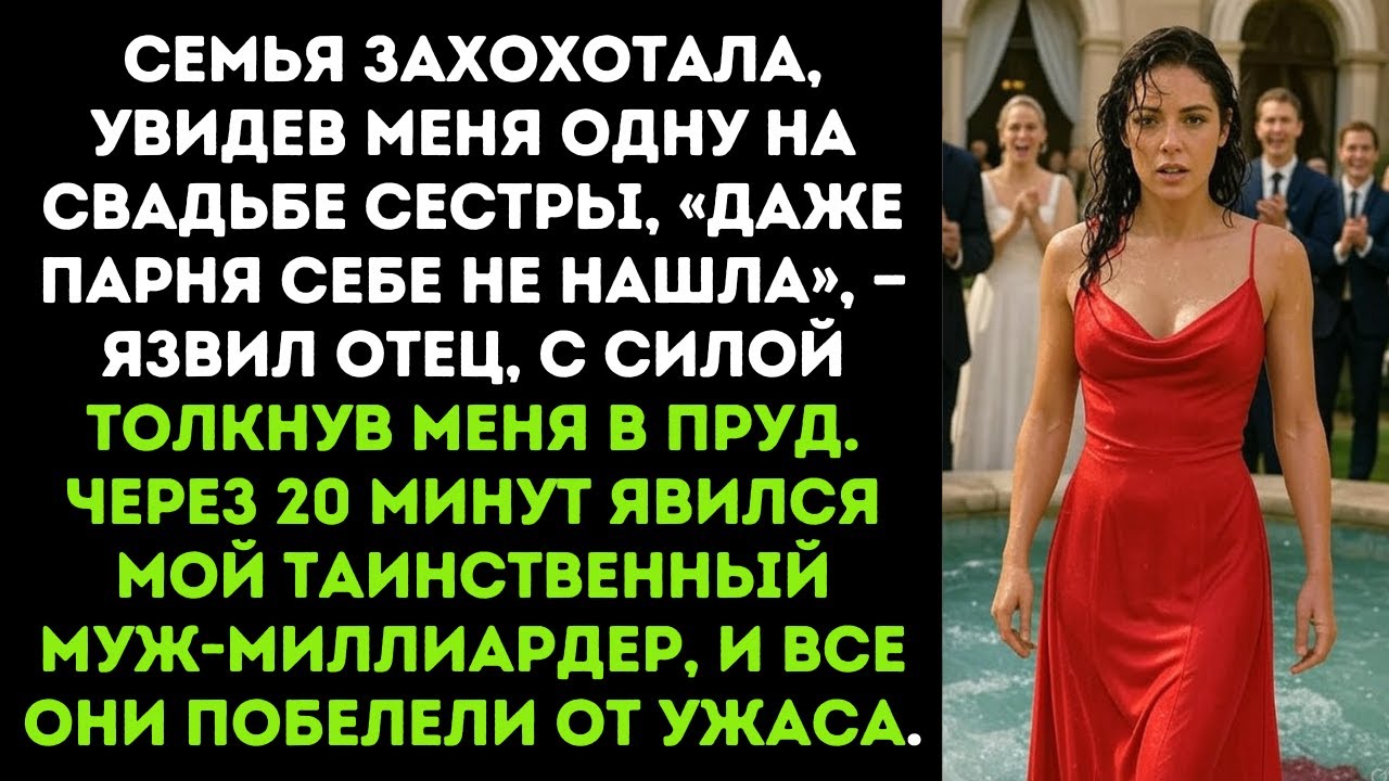 Семья захохотала, увидев меня одну на свадьбе сестры, «даже парня себе не нашла», — язвил отец