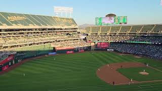 Oakland Coliseum (Oakland Athletics) - View From Section 327, Row 13; 9/21/24 vs New York Yankees