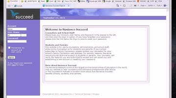 How to setup your Naviance account.