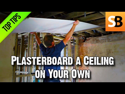 वीडियो: अपने हाथों से पेंटिंग के लिए प्लास्टरबोर्ड की छत लगाना