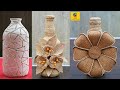 Glass Bottle Decoration Idea with Jute | Handmade Home Decorating Ideas