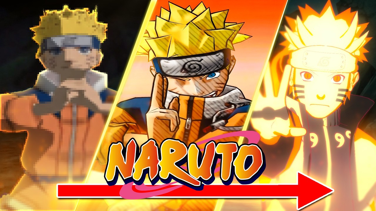 L'ÉVOLUTION DES JEUX NARUTO