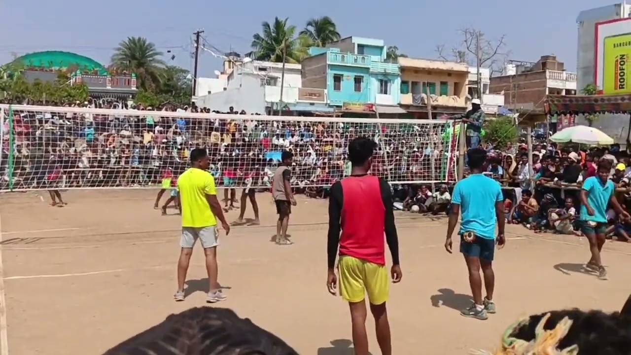 Padampur Volleyball Tournament Bipin Rabit Rupa Salman Jekna Rabi vs Nilu 