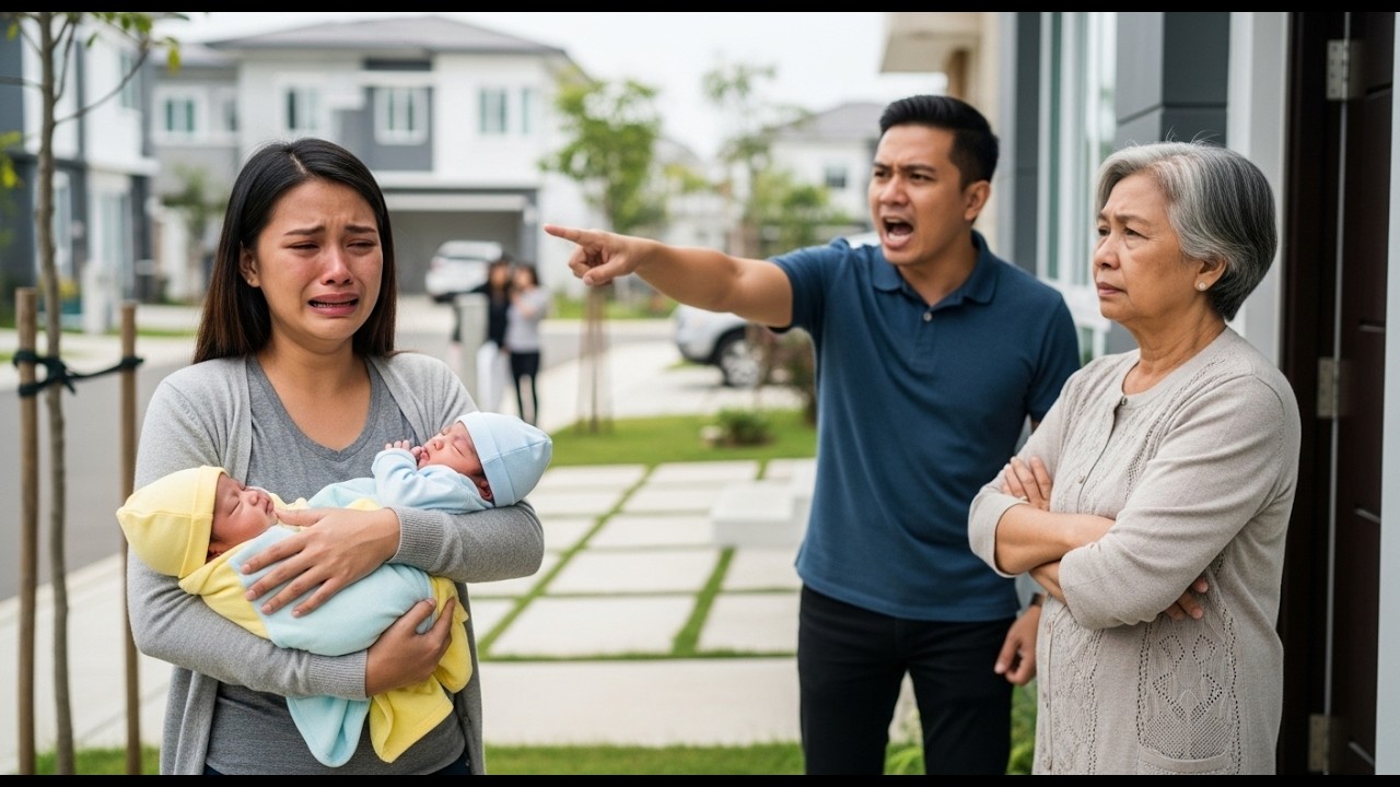 Pinalayas ng Asawa at Biyenan ang Ina at Kambal—Hindi Nila Alam, Isa Siyang Bilyonarya