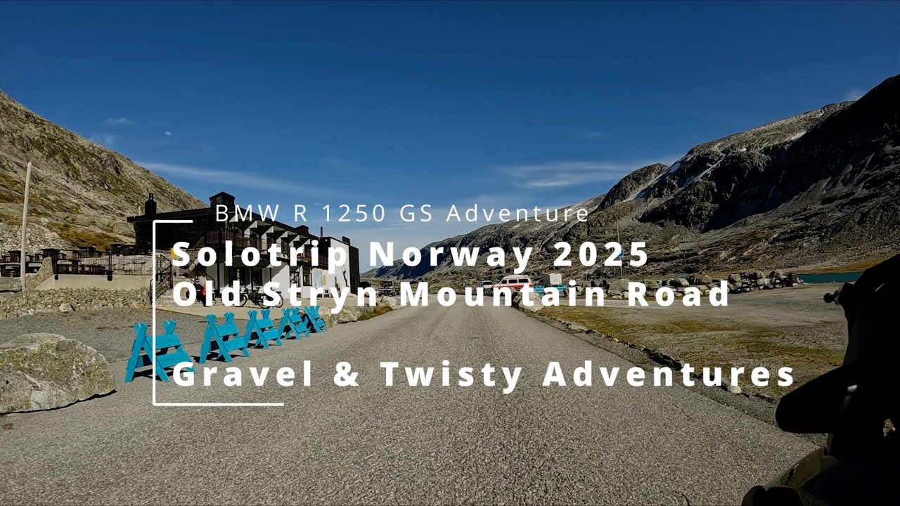 Solotrip Norway 2025, BMW 1250 GSA, Old Stryn mountain road