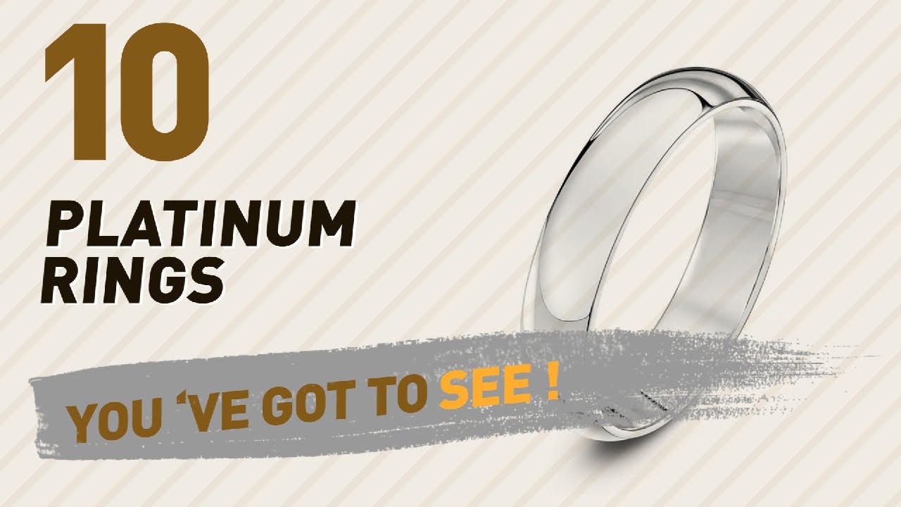 Platinum Rings Top 10 Collection // UK New & Popular 2017 - YouTube
