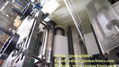 JPS-320C Blank label rotary die cutting & slitting machine