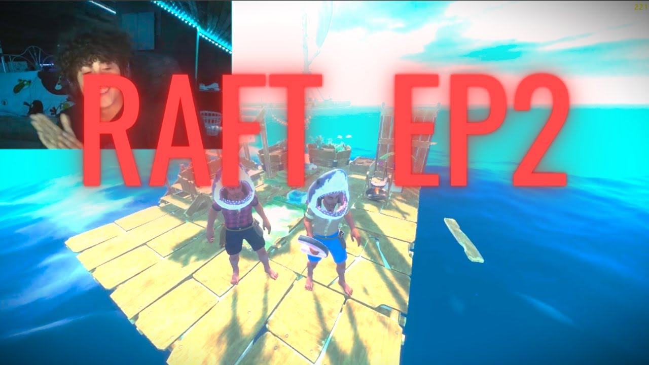 Shark Mask Raft We Killing Sharks | Raft EP2 | - YouTube