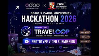 Traveloop - AI Powered Travel Planning App | Odoo x Parul University Hackathon 2026