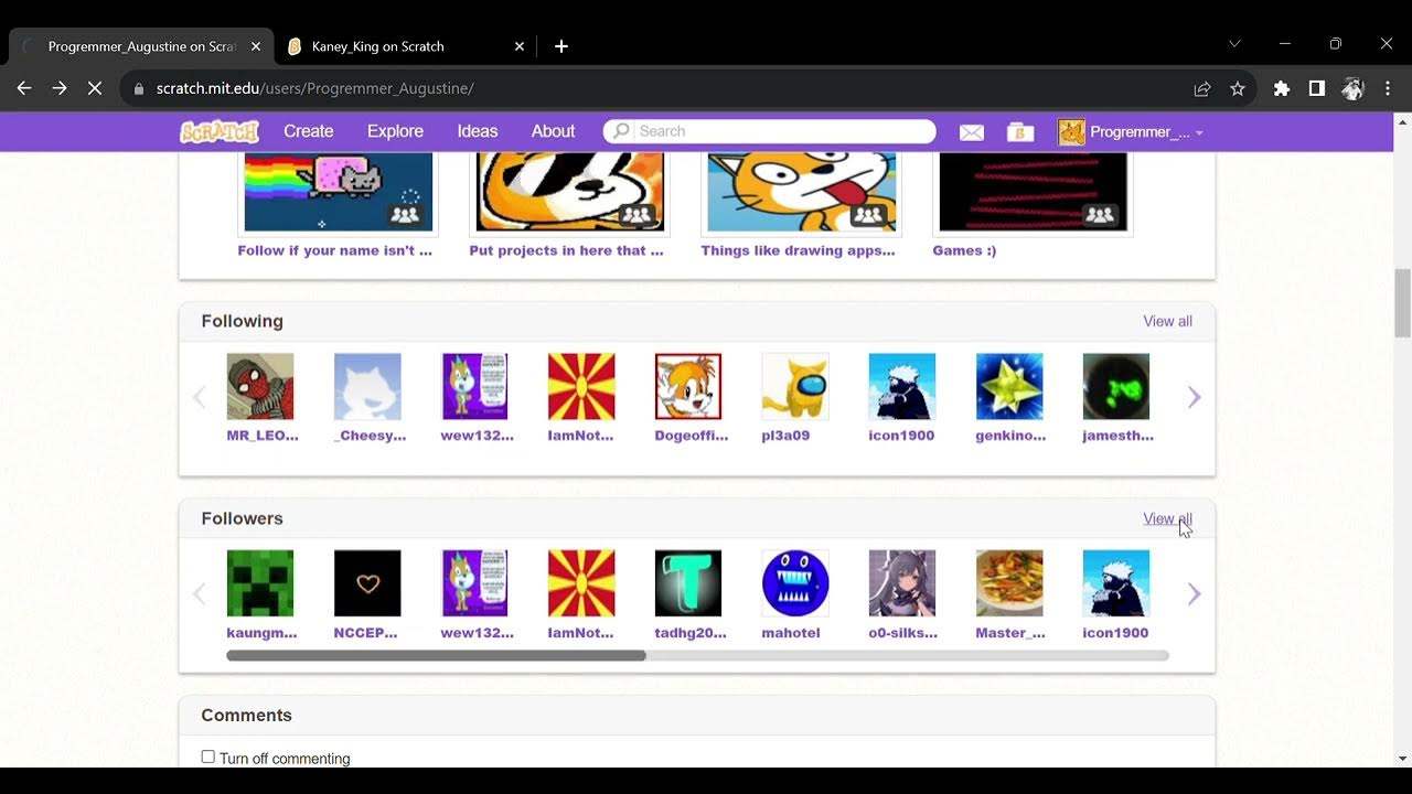 My best projects and studios (scratch) YouTube