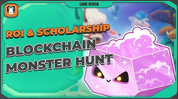 ROI and How to play Blockchain Monster Hunt FREE | MMG PLAY TO EARN