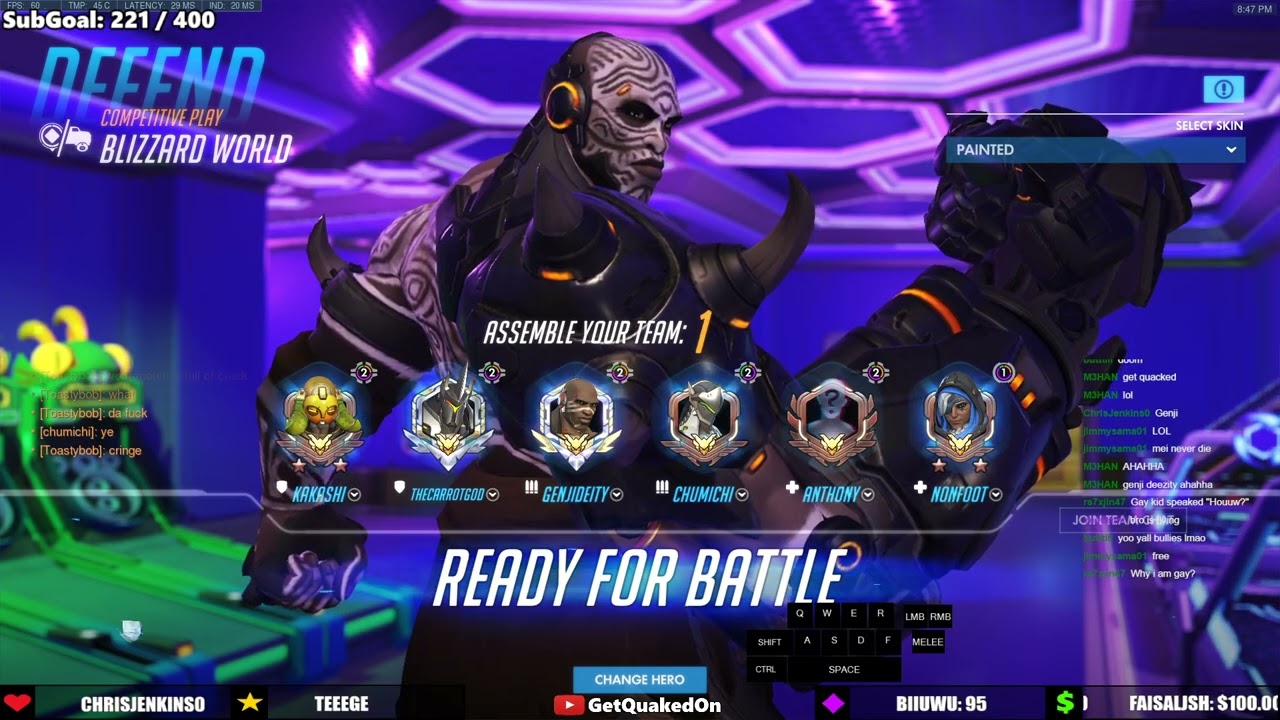 GetQuakedOn Doomfist Overwatch Gameplay Season 32 Top 500