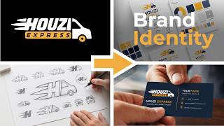 Designing  a Full Brand Identity Presentation From One Logo Design Using Lovart