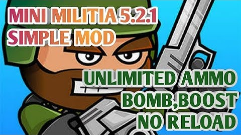 MINI MILITIA 5.2.1 SIMPLE MOD DOWNLOAD. SOUND FIXED, FACEBOOK LOGIN FIXED.