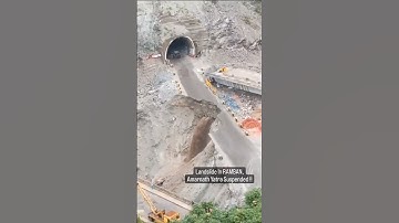#Road connecting T3 and T5 (which bypasses panthyal tunnel) washed off.Ramban (jammukashmir)#