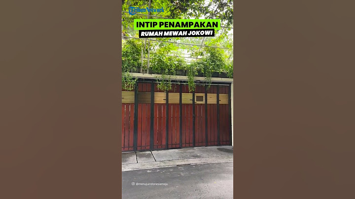 Jadi Destinasi Wisata Dadakan, Intip Penampakan Rumah Mewah Jokowi di Solo