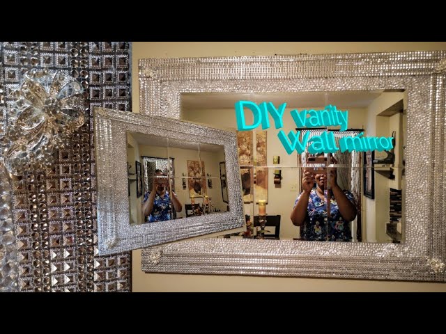 HOW TO MAKE A RHINESTONE MIRROR // DIY Maximalist Home Decor Tutorial -  Bling Project for Beginners 