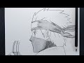 How To Draw Kakashi Hatake Step By Step || Anime Pencil Drawing