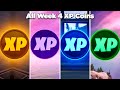 Fortnite All XP Coins Location Guide WEEK 4 -  Chapter 2 Season 4