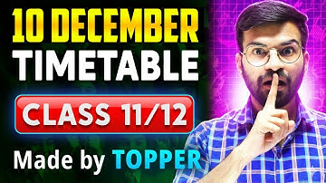 10 December से पढ़कर 98%🔥in Class 11/12 Boards | Last 2 Months Strategy for Class 11/12 | Motivation