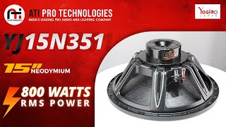 Yj15n351 Dj Speaker   Power Clarity And Performance Combined  Ati Pro Technologies