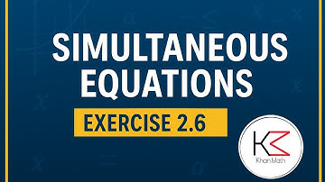 KPK 10th Class Math | Exercise 2.6 | Simultaneous Equations with Graphs |Pashto Tutorial | Khan Math