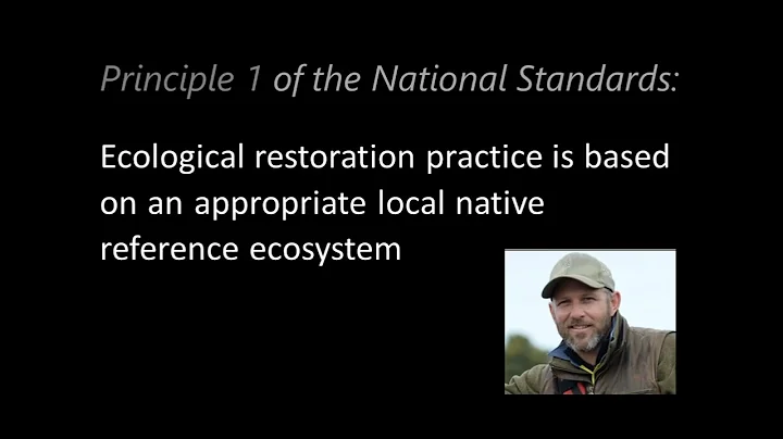RESTORATION STANDARDS Principle 1 Reference ecosystem