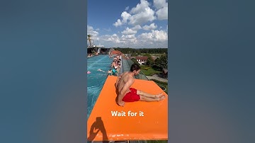 We built the most Extreme WATER SLIDE 😳
