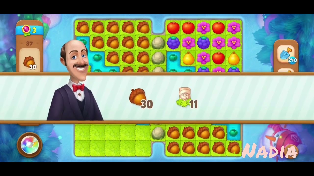 Gardenscapes 11746🥀. Golden Cups. Stage 3140 YouTube