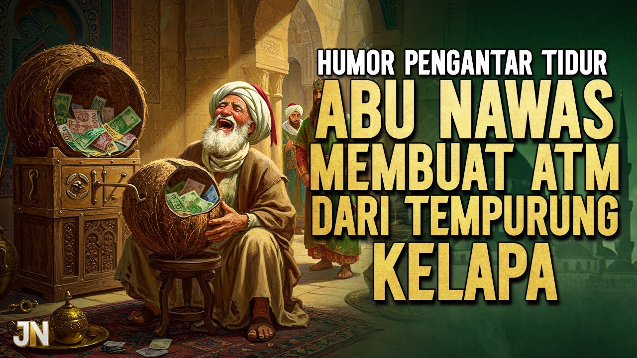 ABU NAWAS MEMBUAT ATM DARI TEMPURUNG KELAPA || CERITA LUCU PENGANTAR TIDUR
