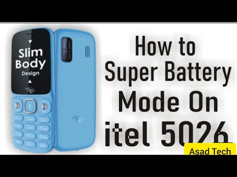 How to itel mobile || Super battery mode on of ||
