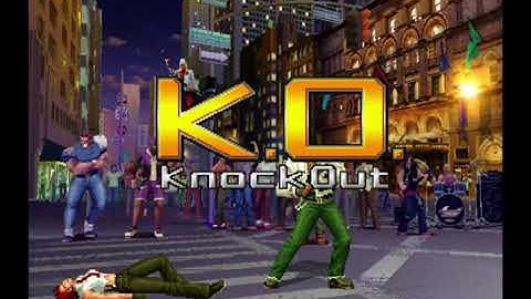 The king of Fighters 2002 Unlimited Match playthrough as Kyo