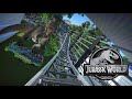 【Universal】プラネットコースター ジュラシックワールド 「恐竜ジェットコースター」/ Jurassic World Roller Coaster at Planet Coaster