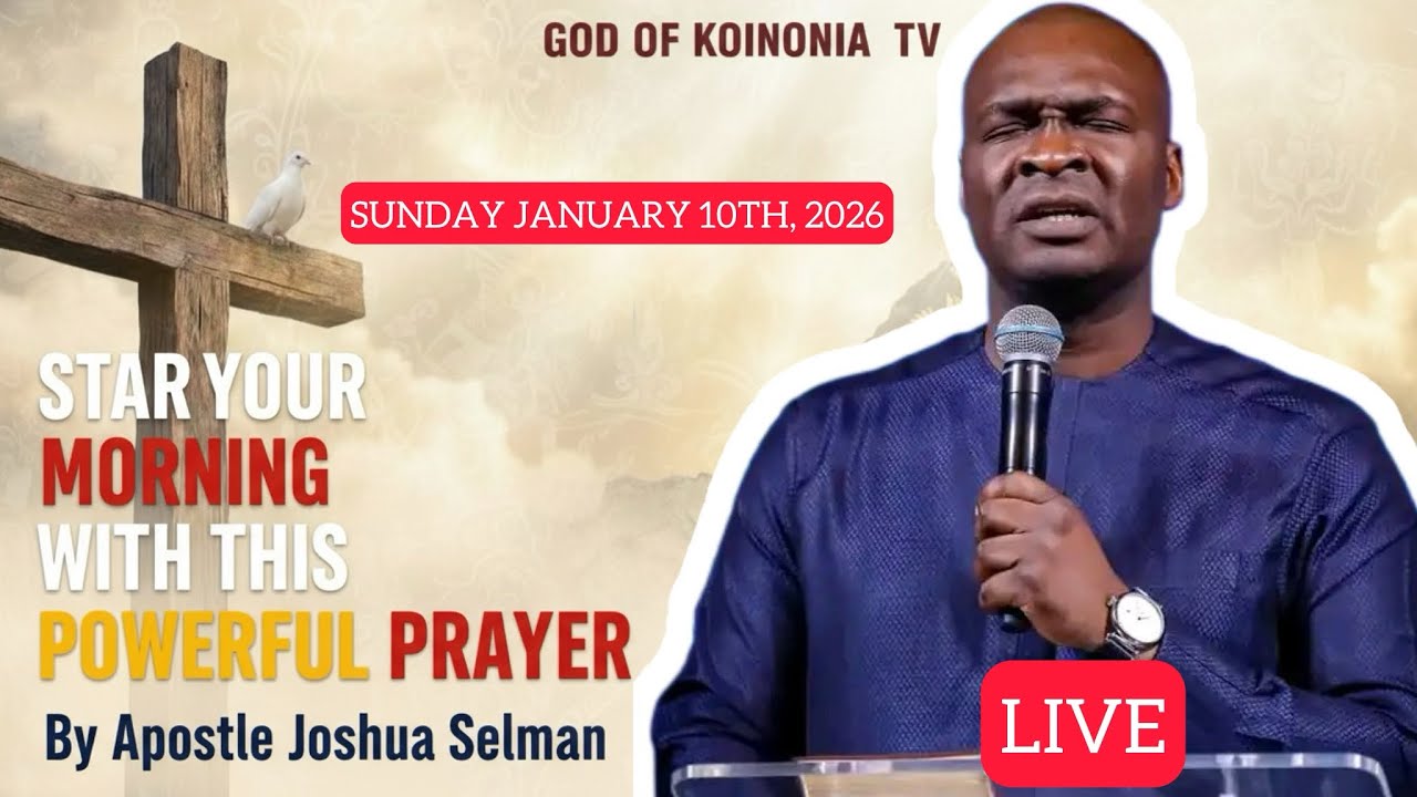 START YOUR MORNING WITH THIS POWERFUL PRAYER || Apostle Joshua Selman ...