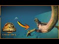 THIS IS WHAT HAPPENS WHEN DINOSAURS FALL INTO LAGOONS IN JURASSIC WORLD EVOLUTION 2!