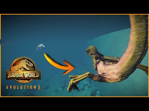 THIS IS WHAT HAPPENS WHEN DINOSAURS FALL INTO LAGOONS IN JURASSIC WORLD EVOLUTION 2!