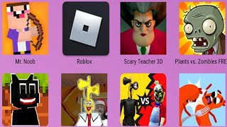 Sponge Siren,Mr Noob,Cartoon Cat Mod,PvZ,Sausage Wars,Siren Head vs Granny Ice,Scary Teacher,Roblox screenshot 1