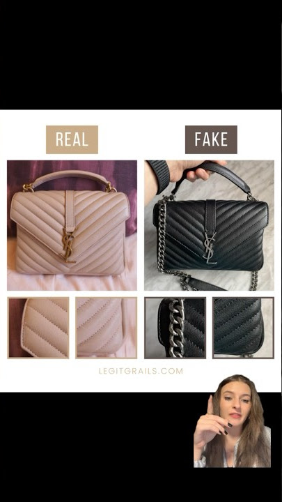 Can you SPOT the FAKE iCare bag? #luxury #fashion #icare #saintlaurent 