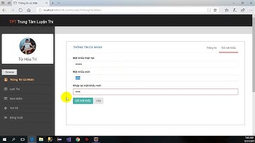 Demo Đăng nhập học viên - Website hệ thống thi trắc nghiệm Online