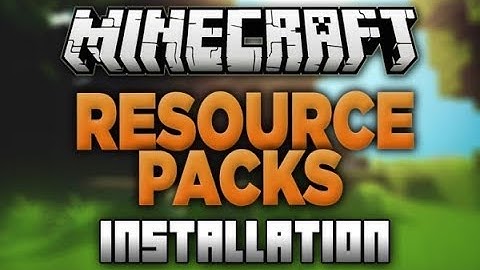 Minecraft Resource Packs ~ How to install texture packs, 1.14.4, ALL VERSIONS