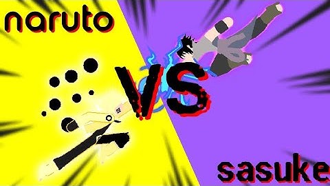 sticknodes animation: SASUKE vs NARUTO